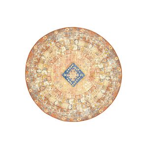 Terassivaip Tom Tailor Funky Orient Ø100 cm, roostepunane