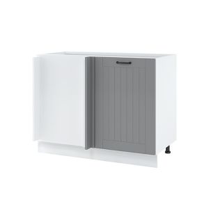 Alumine köögi nurgakapp uksega, 105x65 cm