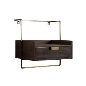 Öökapp, tumepruun/kuldne