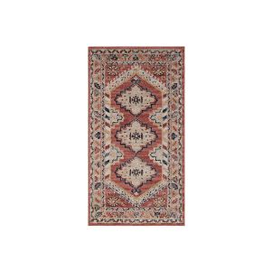 Vaip Florence 80x150 cm, punane/elevandiluuvärvi