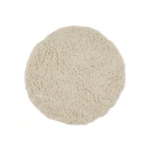 Villavaip Flokos Ø100 cm, naturaalne valge