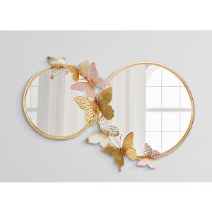 Seinapeegel Double Farfalle 81x52.5 cm, kirju