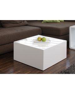 Diivanilaud Cube 60x60 cm, valge kõrgläige