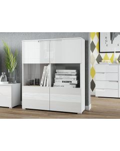 Vitriinkapp Selene, valge